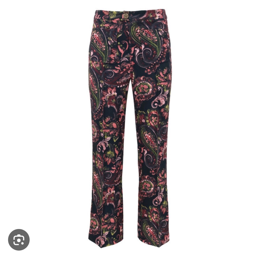 FIGUE Floral Paisley Print Pants
